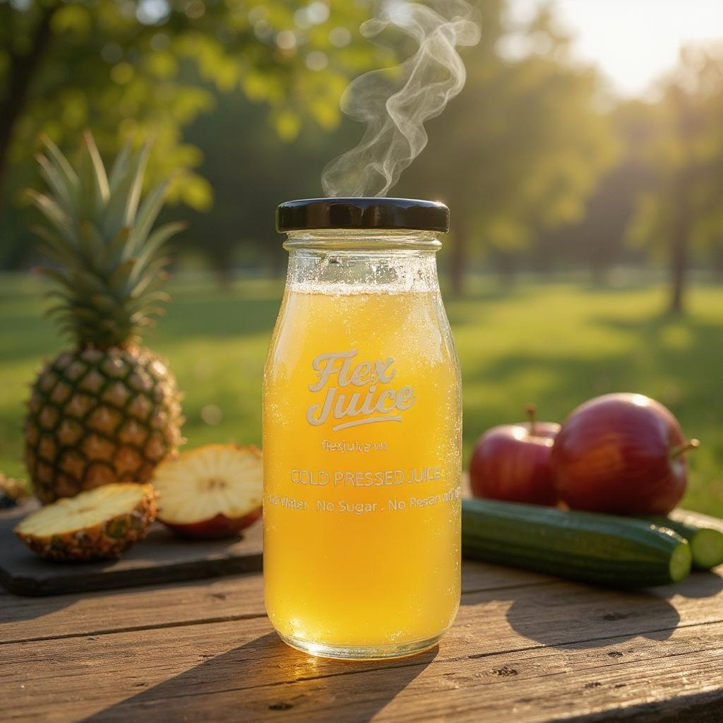 Nước ép táo thơm dưa leo